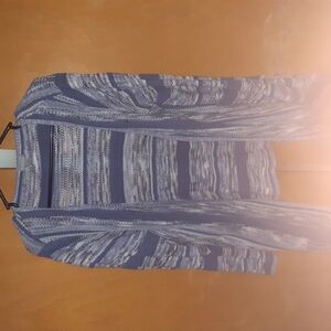 Women's Blue Patterned Sweater